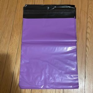Purple plastic mailers (pack of 15)